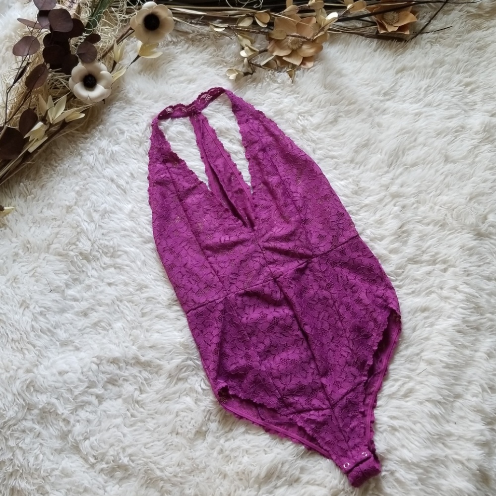 NWOT Free People Intimately FP Avery Lace Bodysuit